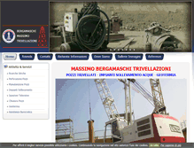 Tablet Screenshot of bergamaschitrivellazioni.com